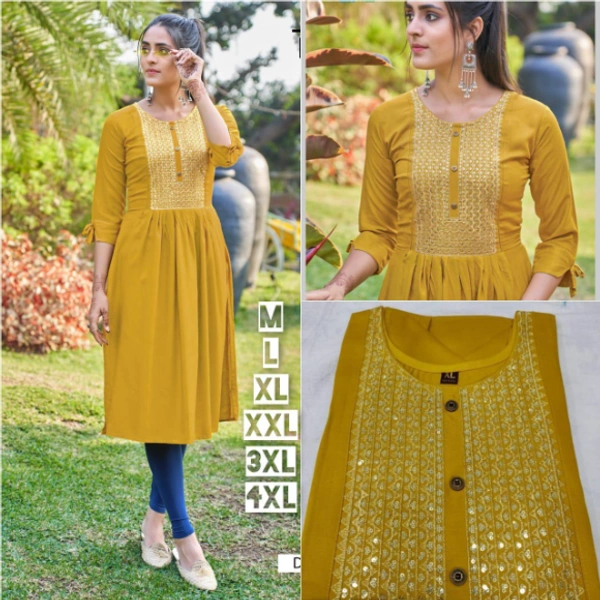 FANCY SLIEVES KURTI